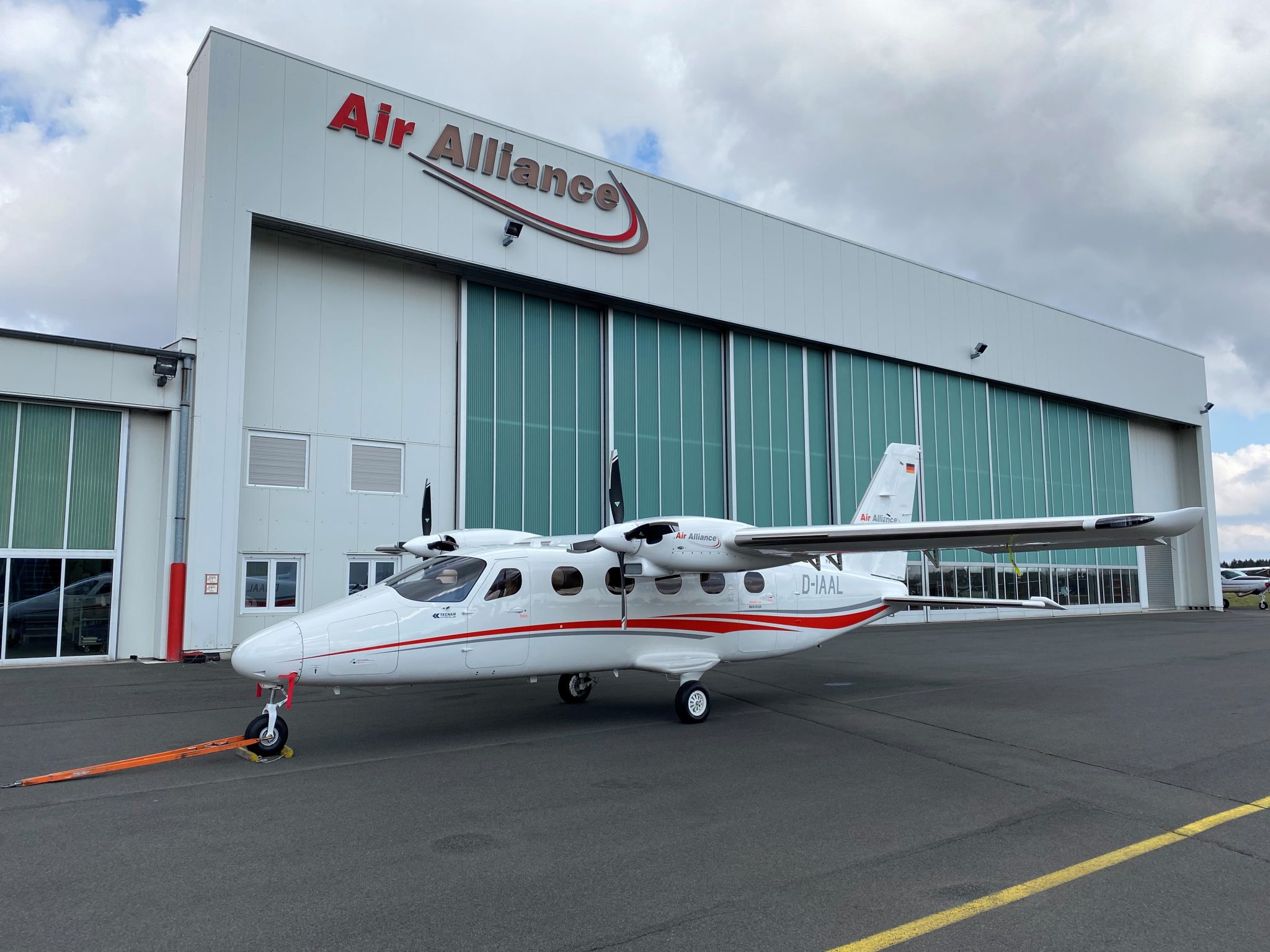 TECNAM P2012 TRAVELLER READY FOR DISPLAY AND DEMO AT AIR ALLIANCE BASE ...